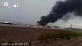 انفجار آتش سوزی در پالایشگاه نفت «حیفا»