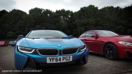 BMW i8 vs BMW M4  Top Gear Drag Races