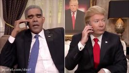 تماس تلفنی دانلد ترامپ اوباما بعد پیروزی