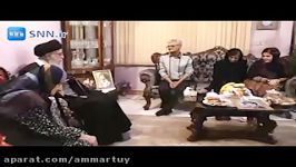 حضور سال گذشته رهبرانقلاب در منزل خانواده شهید مسیحی