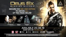 Deus Ex Mankind Divided  Launch Trailer