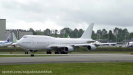 Ex Transaero Now Iran Air 747 8i First Flight at Paine Field