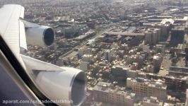 Iran Air EP IAC farewell flight landing at Mehrabad Airport