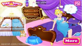 Disney Princess Games  Cinderella Gives Birth to Twins  Disney Cartoon Games For Girls And Kids