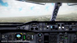 FSX Landing in Mehrabad Int Airport Rwy 29L Airbus A300 Iran Air