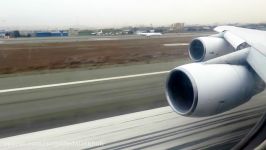 Mahan Air 747 3B3SCD  Flight from Tehran Mehrabad Intl THR to Bandar Abbas Intl BND Iran
