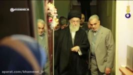 حضور رهبر انقلاب در منزل شهید ارمنی وهانج رشید پور