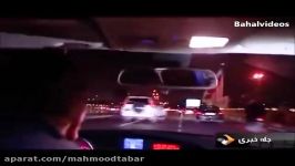 رانندگی وحشتناک لایی کشی رانندگان متخلف خودرو های لوکس در تهران