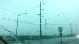 Lightning Strikes High Voltage Lines in Ocean City NJ July 25th 2010