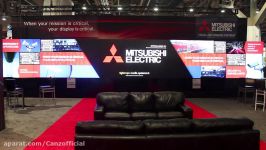 Mitsubishi Video Wall using Carousel at INFOCOMM 2014