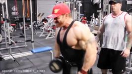 تمرینات سینه سرشانه Flex Lewis