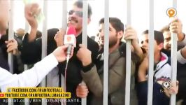 اعتراض هواداران نسبت به امکانات ورزشگاه نقش جهان  هفته پانزدهم لیگ برتر ایران