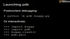 Tutorial Debugging your Python Applications with pdb