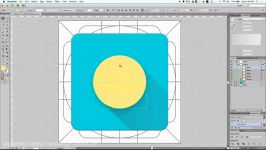 آموزش طراحی آیکون متریال دیزاین در ایلوستریتور