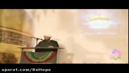 آوازخوانی حجت الاسلام قاسمیان، مدیر حوزه در محضر رهبری