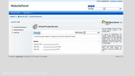 VPS Setup in WebsitePanel