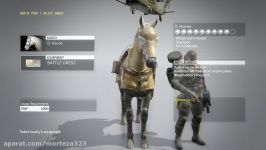 Metal Gear Solid 5 Phantom Pain  All D Horse Costumes