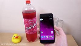 Google Pixel  Cherryade Soda Dunk Test