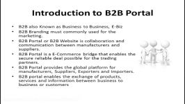 B2B Portal A Necessity For All Scale Industry to Increase Business Globally