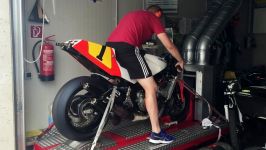 YAMAHA RD500 Rainey Replica  dyno run