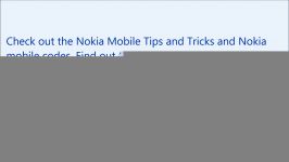 Nokia Mobiles Secret Codes