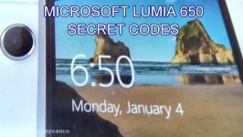 Microsoft Lumia 650 SECRET CODES