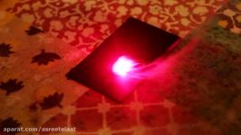 24x DVD Burner Red Laser Diode Burn Test ~250mW