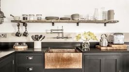 30 ایده طراحی زیبای آشپرخانه بودجه کم