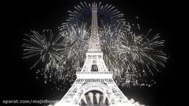 PARIS 2016 2017 EIFFEL TOWER FIREWORKS NEW YEAR EVE HD