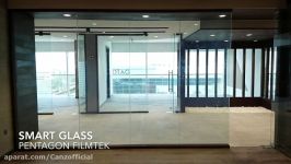 Pentagon Smart Glass  Project Video switchable glazing