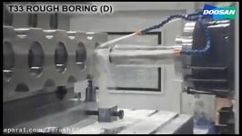 ماشین بورینگ افقی CNC مدل DBC 130L ساخت دوسان كره