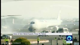 فرود اولین ایرباس 321 ایران ایر در فرودگاه مهرآباد