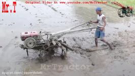 Paddy Field Preparation Using Two Wheel Tractor