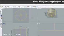 شبیه سازی جوشش آب بکمک مدل چند فازی در فلوئنت