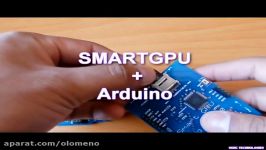 Smart GPU LCD  Arduino Smart phone Demo