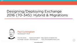 دانلود آموزش جامع DesigningDeploying Exchange 2016 70