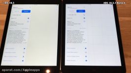 تست سرعت iOS 10.2.1 در مقابل iOS 10.2  آیپد ایر