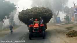 Kubota MU5501 Tractor on Haulage Application