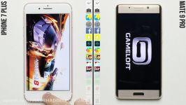 iPhone 7 Plus vs. Huawei Mate 9 Pro تست سرعت