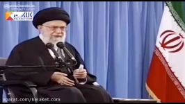 دشمن دروغ میگوید،هدفش ملت ایران است نه علی خامنه ای