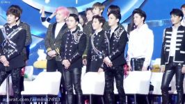 HD Fancam 170114 EXO Reaction to Bi Rain  Rainism Golden Disc Awards