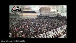 فیلم هفتمین روز ارتحال آیت الله هاشمی در حرم امامره