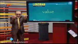 Funny English teacher teach his special method of learning English on Iranian TV