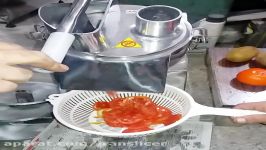 اسلایسر گوجه  دستگاه اسلایسر صنعتی