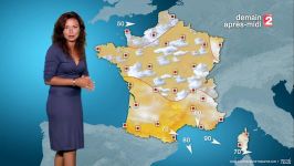 Weather Forecast Womanاخبار هواشناسی باد طوفان