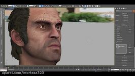 GTA V Trevor Phillips 3D model Neuron motion capture animation Test 3Ds MAX studio