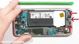 روش باز بسته کردن  تعویض تاچ LCD گالکسی S7 Edge