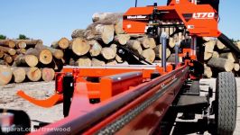 Wood Mizer SUPER70 Portable Sawmill in Action