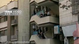 واکنش مردم نسبت به شلیک پدافند هوایی در تهران