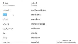 Jobs names in Persian part 7 Persian For Beginners